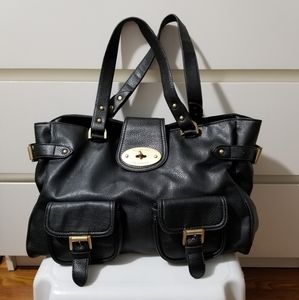 Mulberry for Target Black Faux Leather Tote
